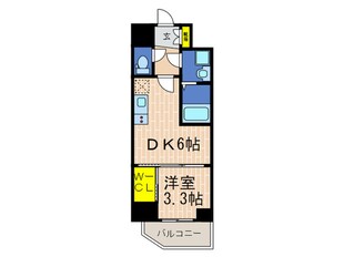 セレニテ神戸元町クレアの物件間取画像